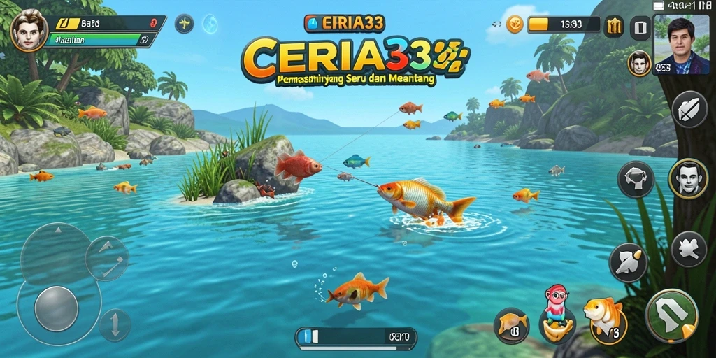 Tangkapan besar dalam CERIA33 saat memancing di lokasi yang indah.