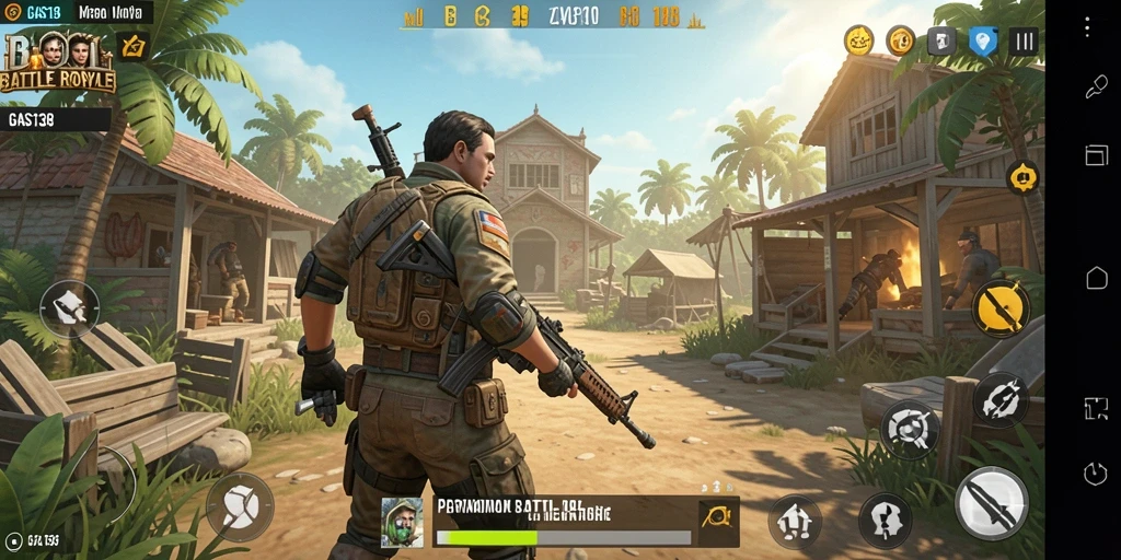 Tampilkan gameplay seru dalam pertempuran Battle Royale GAS138.