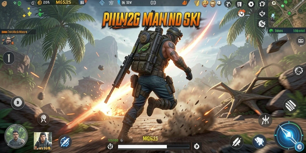 Screenshot gameplay MG525 yang menunjukkan momen aksi mendebarkan.