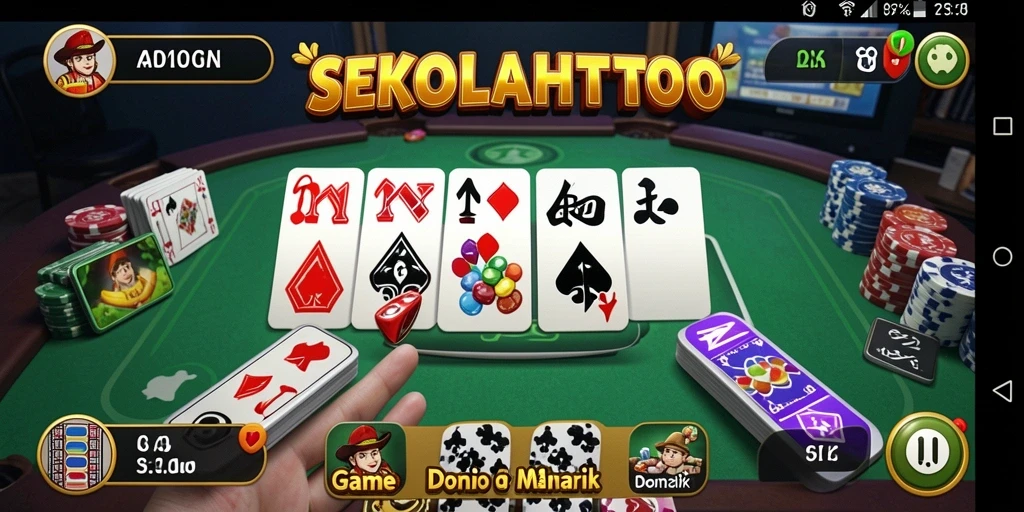 Tampilan utama gameplay SEKOLAHTOTO yang seru dan interaktif.